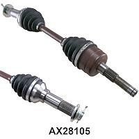 AX28105 Yamaha 450 Complete Front Left Axle Shaft