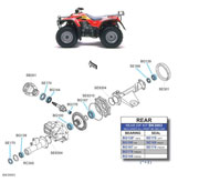 BK3003 REAR DIFFERENTIAL BEARING KIT