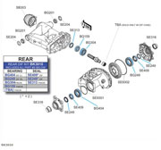 BK3010 Kawasaki Rear Differential Kit