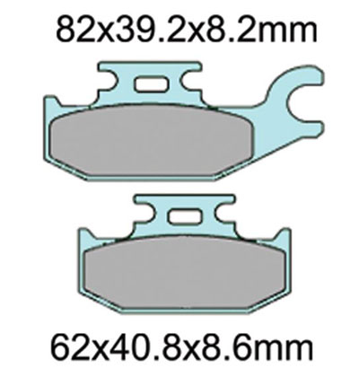 BR340X SUZUKI FRONT LEFT BRAKE PADS