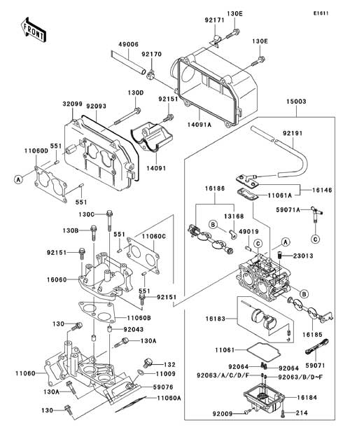 27 Kawasaki Mule 3010 Carburetor Diagram