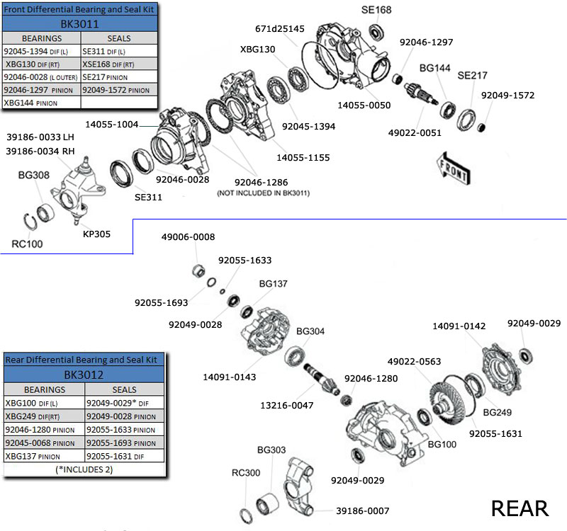 Kawasaki Prairie Brute Force ATV Parts