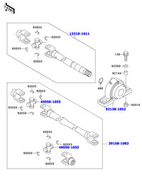 13310-1011 DRIVE SHAFT ASSEMBLY - Aftermarket