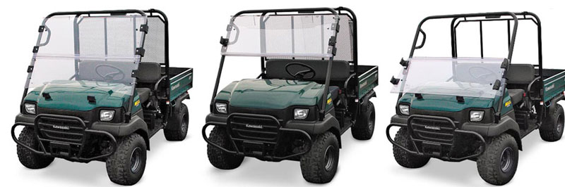 P2317-0089 Kawasaki Mule 3000 Plastic Hinged Windshield