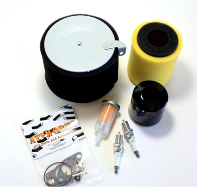 09-10 Tune-Up Kit Kawasaki Mule 4000 / 4010 Air Oil Fuel Filter Spark Plug