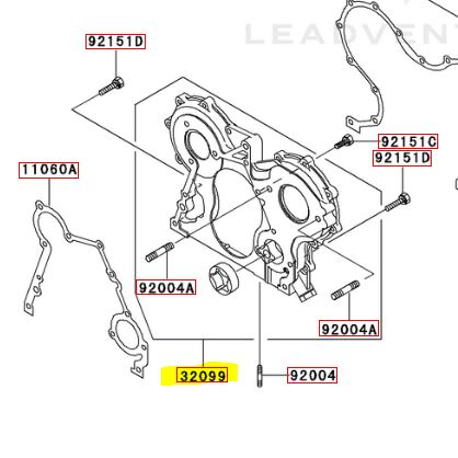 32099-1208 CASE,TIMING GEAR