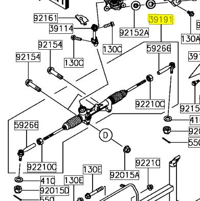 39191-0030 GEAR-ASSY-STEERING