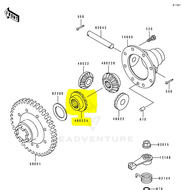 49022-1117 GEAR-BEVEL,16T