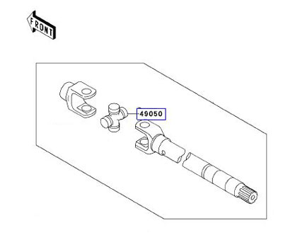 49050-1055 SPIDER (U-Joint)