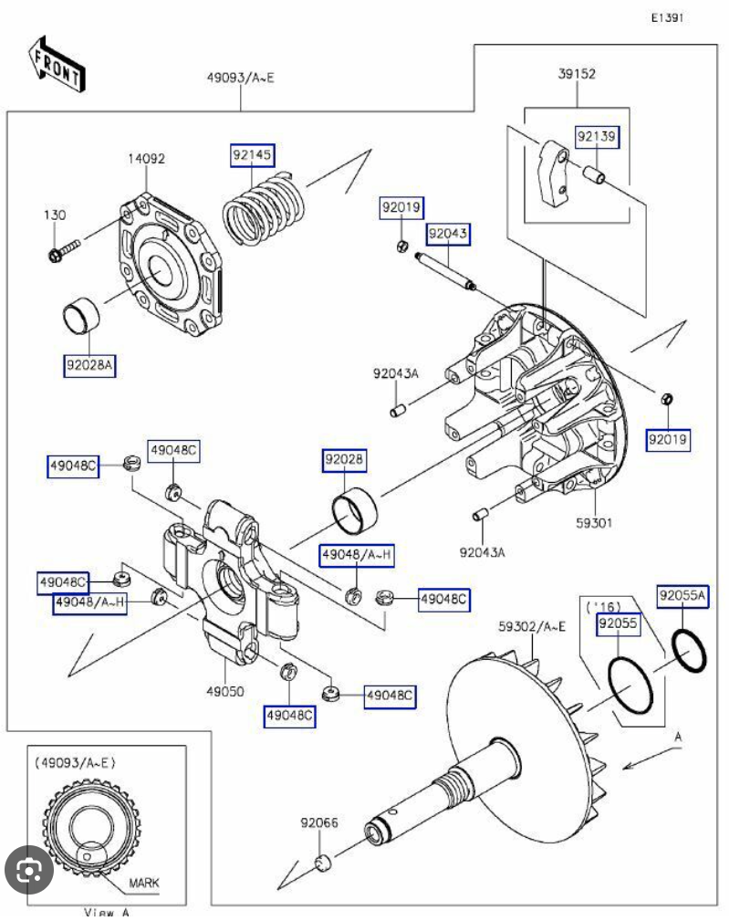 49093-0106 SUPERSEDED FROM 49093-0070 CONVERTER-DRIVE,C MAR