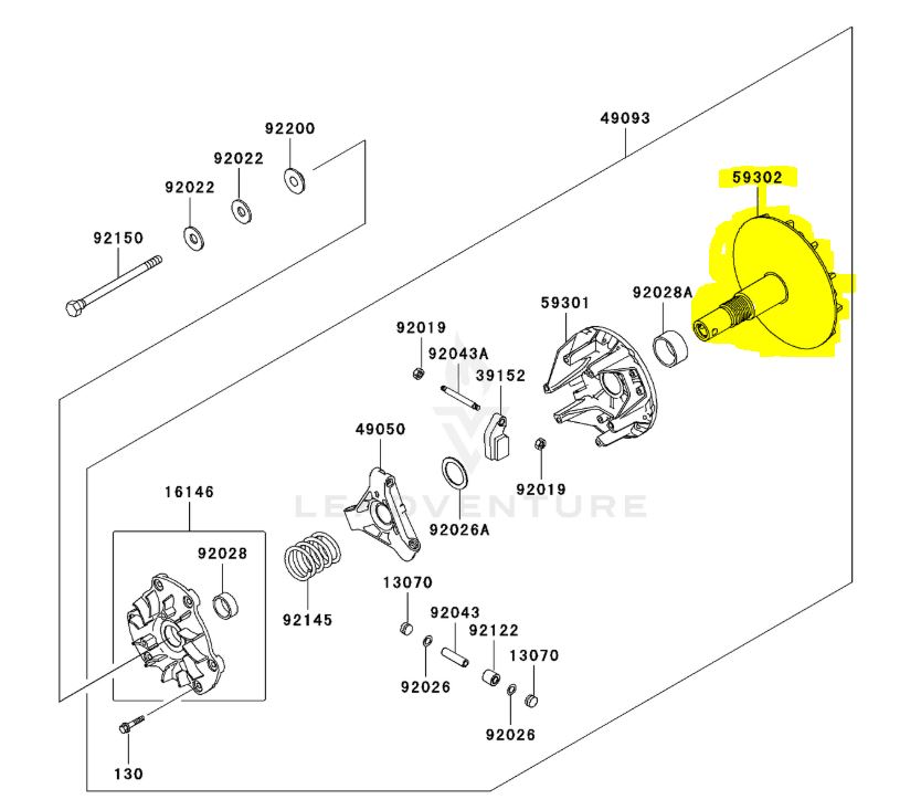 59302 SHEAVE-COMP