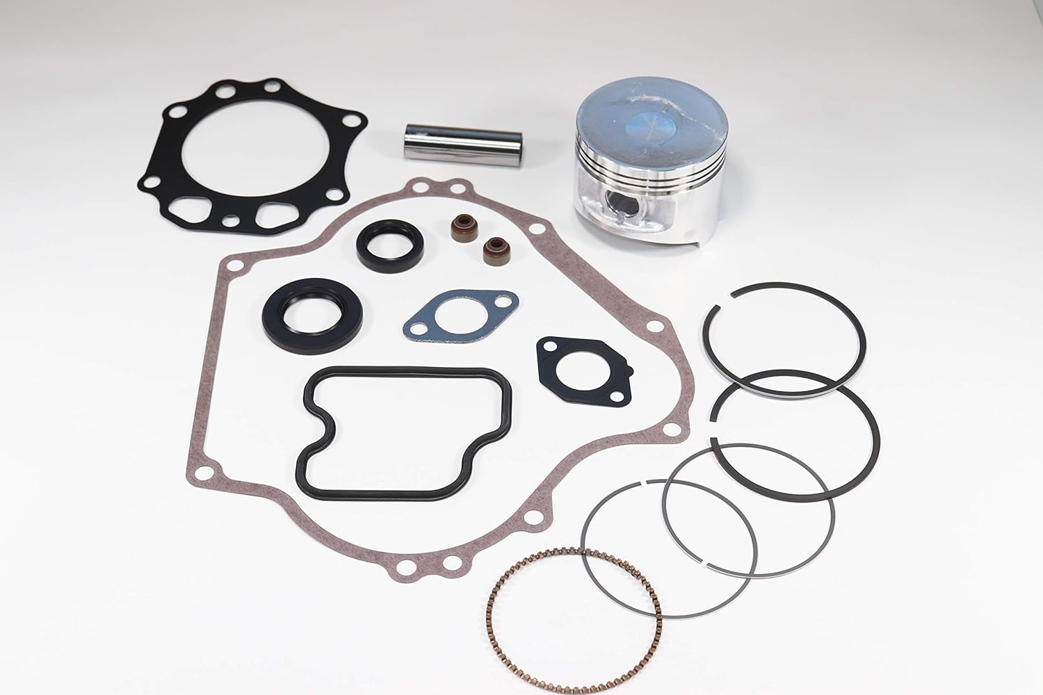 KAWASAKI MULE 500/520 / 550 (KAF300) ENGINE REBUILD GASKET KIT WITH PISTON, PISTON RINGS & SEALS