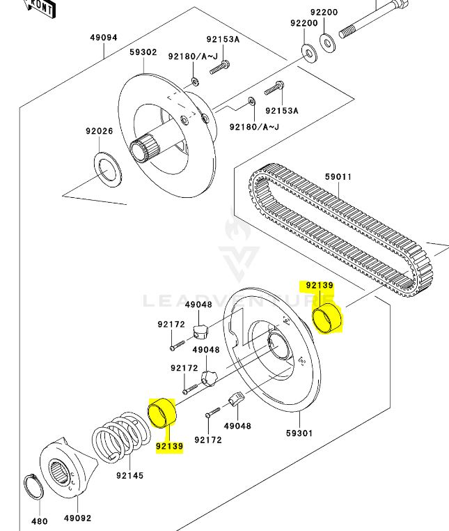 92139-0054 BUSHING