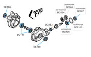 BK1411 TRX400 Front Differential Kit