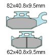 XBR320B Yamaha/Suzuki Brake Pads