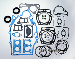 Kawasaki Mule KAF620 Engine Gasket Rebuild Kit w/ Rings