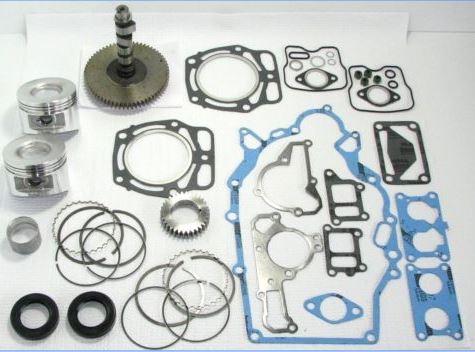 Kawasaki Mule KAF620 Engine Gasket Rebuild Kit w/ Piston, Rings & Camshaft