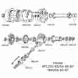 Honda TRX250 ATC250 Parts Diagram