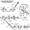 Honda TRX400/450 Parts Diagram Bearings Seals