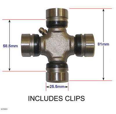 XUJ503 Polaris Rear Axle Universal Joint