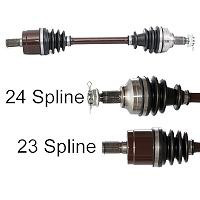 AX0127H Honda TRX420 LEFT OR RIGHT REAR Axle