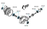 BK1409 Honda Front Diff Kit