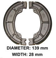 XBR101B Brake Shoes