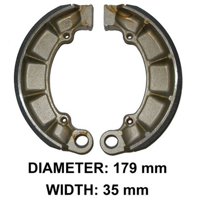 XBR107B Armor Tech  Rear Brake Shoes