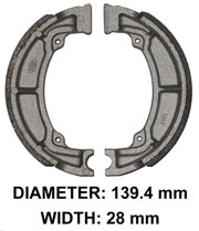 XBR114B ArmorTech Brake Shoes