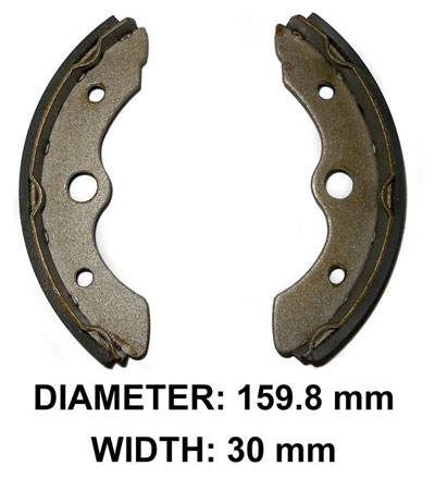 XBR202X EBC Front Brake Shoes