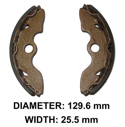 XBR203B Front Brake Shoes