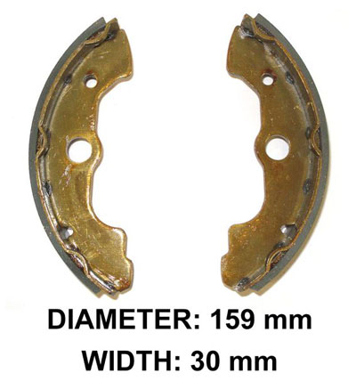 XBR204B Armor Tech Front Brake Shoes