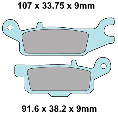 XBR337B Yamaha YFM700FG Grizzly Brake Pads