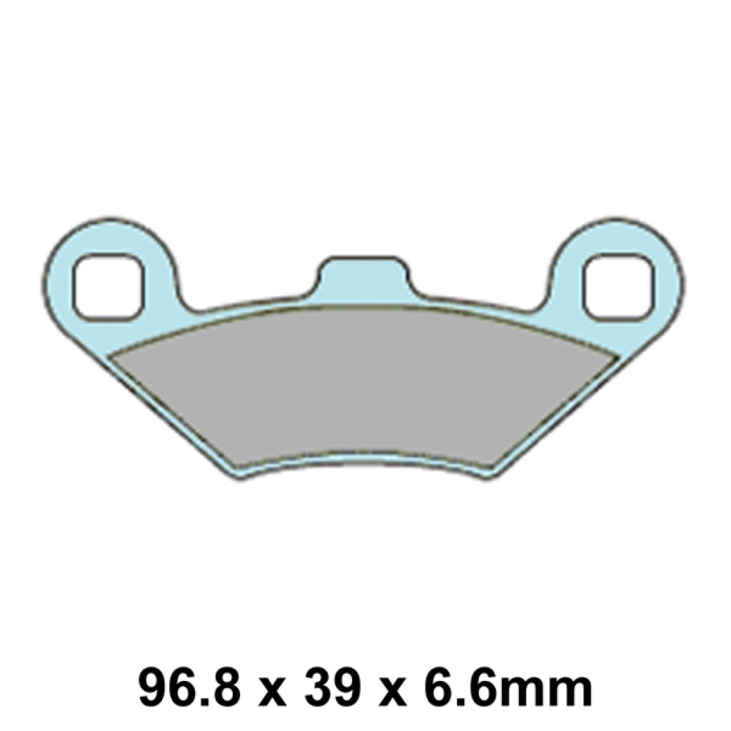 XBR500X BRAKE PAD SET EBC POLARIS FT & RR