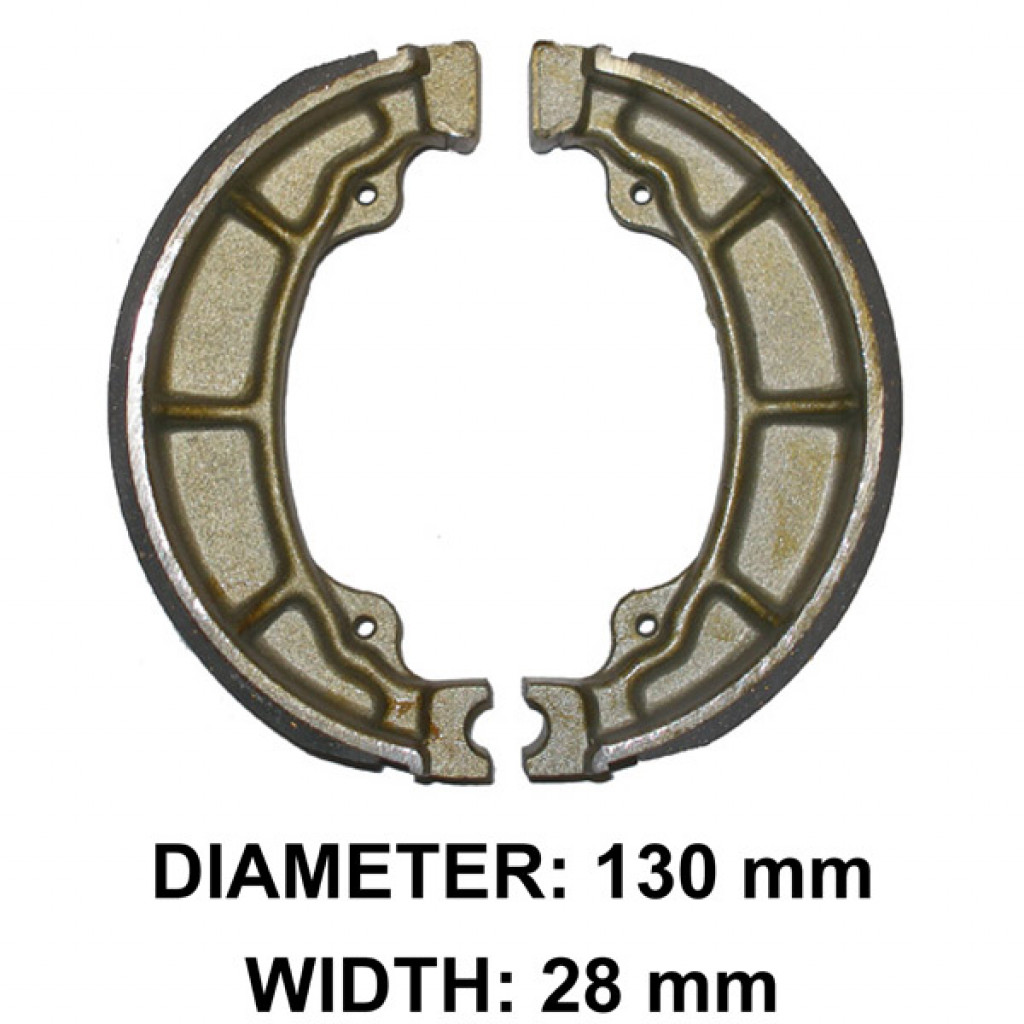 XBR508X BRAKE SHOE SET EBC POLARIS ARCTIC CAT CAN-AM KYMCO 50 90 0YAMAHA RR