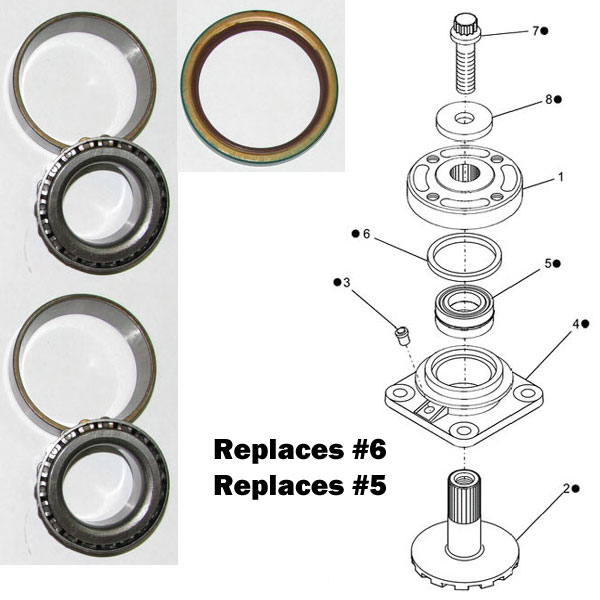 BSK100 Discbine Top Cap Repair Kit