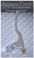 XLV200 Left Side Rear Brake Lever & Perch (Silver)