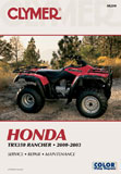 XRM200 TRX350 Rancher Repair Manual