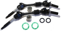 KD39158-3010/4010 Double Kit  TWO KAWASAKI MULE COMPLETE REAR DRIVE SHAFTS w/ 2 Bearings